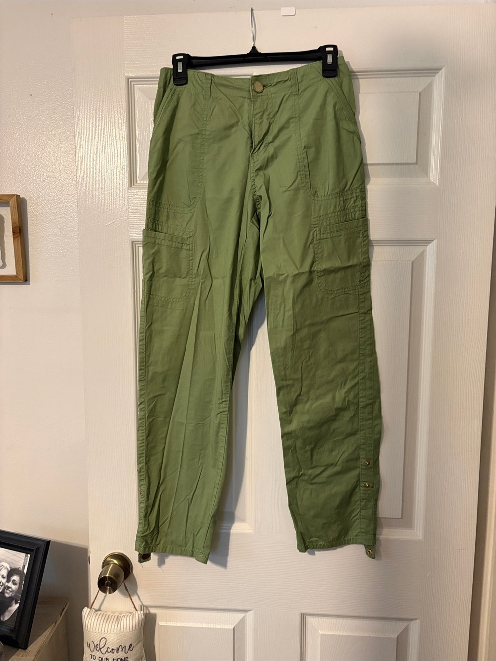 Democracy Olive Green Cargo Capris